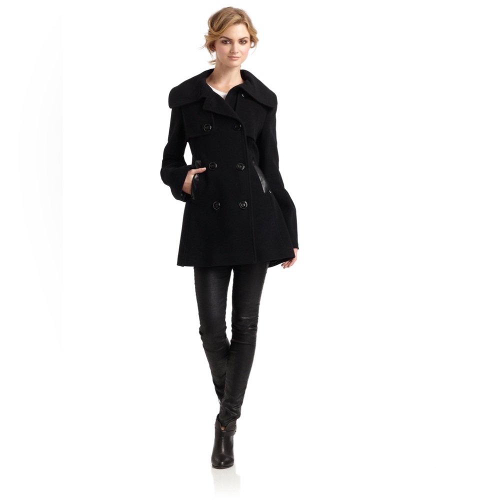 Mackage Double-Breasted Pea Coat - Picture 2 of 10